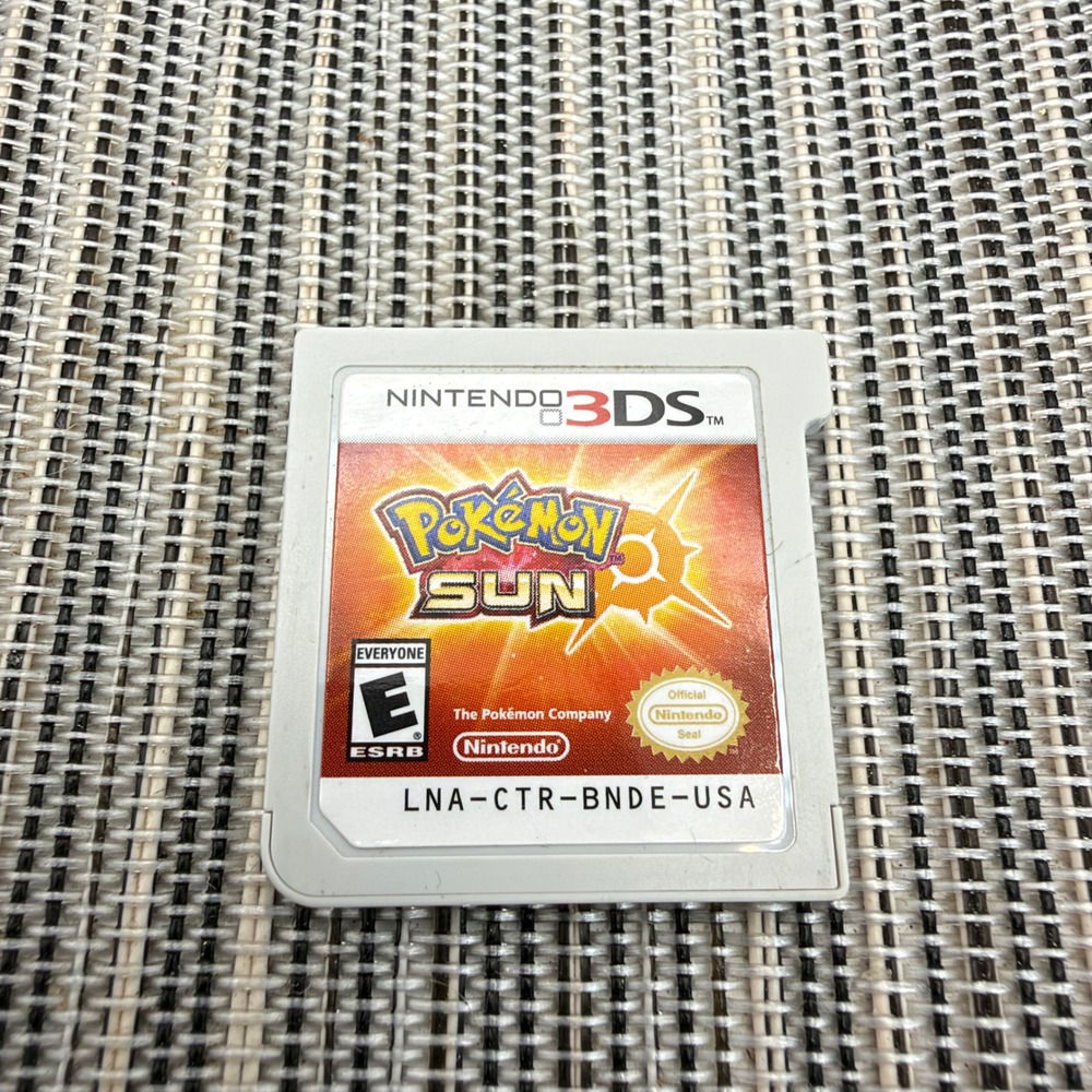 Pokemon Sun Nintendo 3DS Game Cartridge Authentic LNA-CTR-BNDE-USA RPG